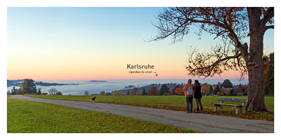 postkarte winter hochnebel