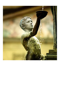 postkarte hygieia brunnen festplatz