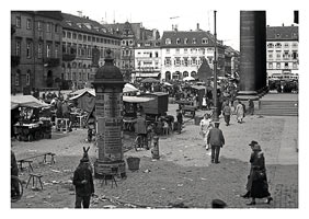 postkarte marktplatz 1900