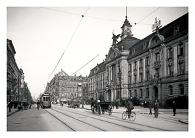 postkarte europaplatz 1920