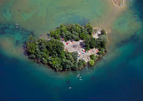 postkarte linkenheimer baggersee