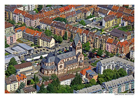 postkarte weststadt st bonifatius