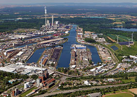 postkarte rheinhafen