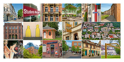 postkarte innenstadt ost impressionen