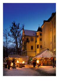 postkarte weihnachtsmarkt durlach