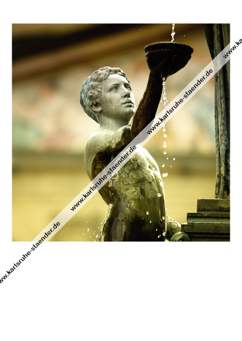 Postkarte art - Karlsruhe - Hygieia-Brunnen Postkarte art - Karlsruhe - Hygieia-Brunnen