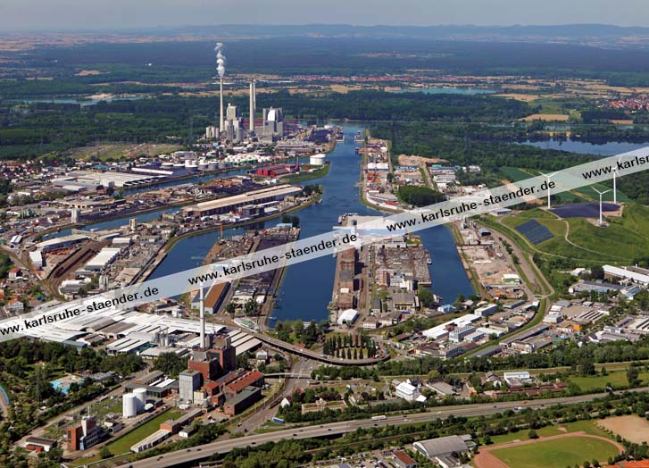 Postkarte Karlsruhe Rheinhafen Postkarte Karlsruhe Rheinhafen