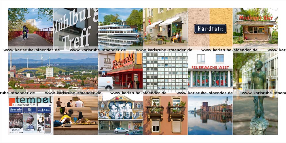 Postkarte Karlsruhe-Stadtteil-Mühlburg Postkarte Karlsruhe-Stadtteil-Mühlburg