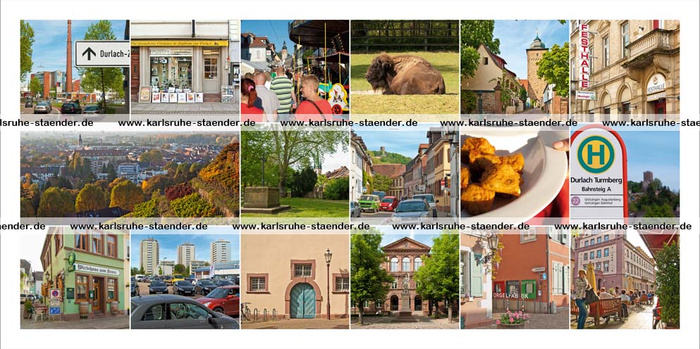 Postkarte Karlsruhe-Stadtteil-Durlach Postkarte Karlsruhe-Stadtteil-Durlach