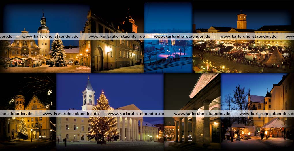 Postkarte Weihnachten in der Region Karlsruhe Postkarte Weihnachten in der Region Karlsruhe