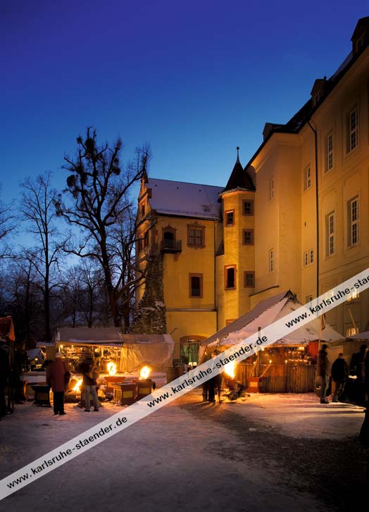 Postkarte KARLSRUHE - DURLACH Mittelalterlicher Weihnachtsmarkt